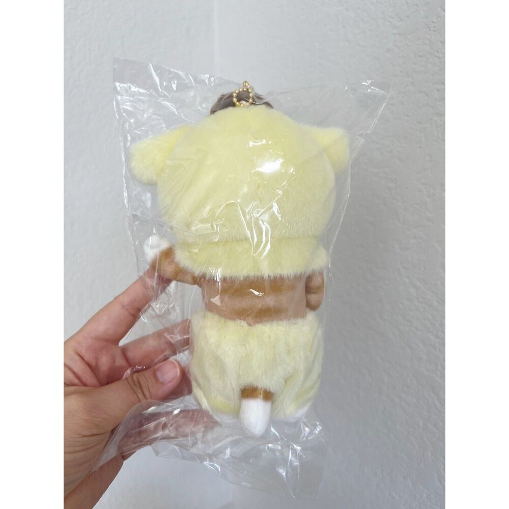 Sanrio x Mofusand US SELLER Pompompurin Mascot Keychain Plush New! FAST SHIPPING - Picture 5 of 7
